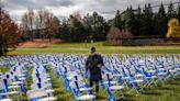 West Bloomfield temple sets out 220 chairs to raise awareness about hostages held by Hamas