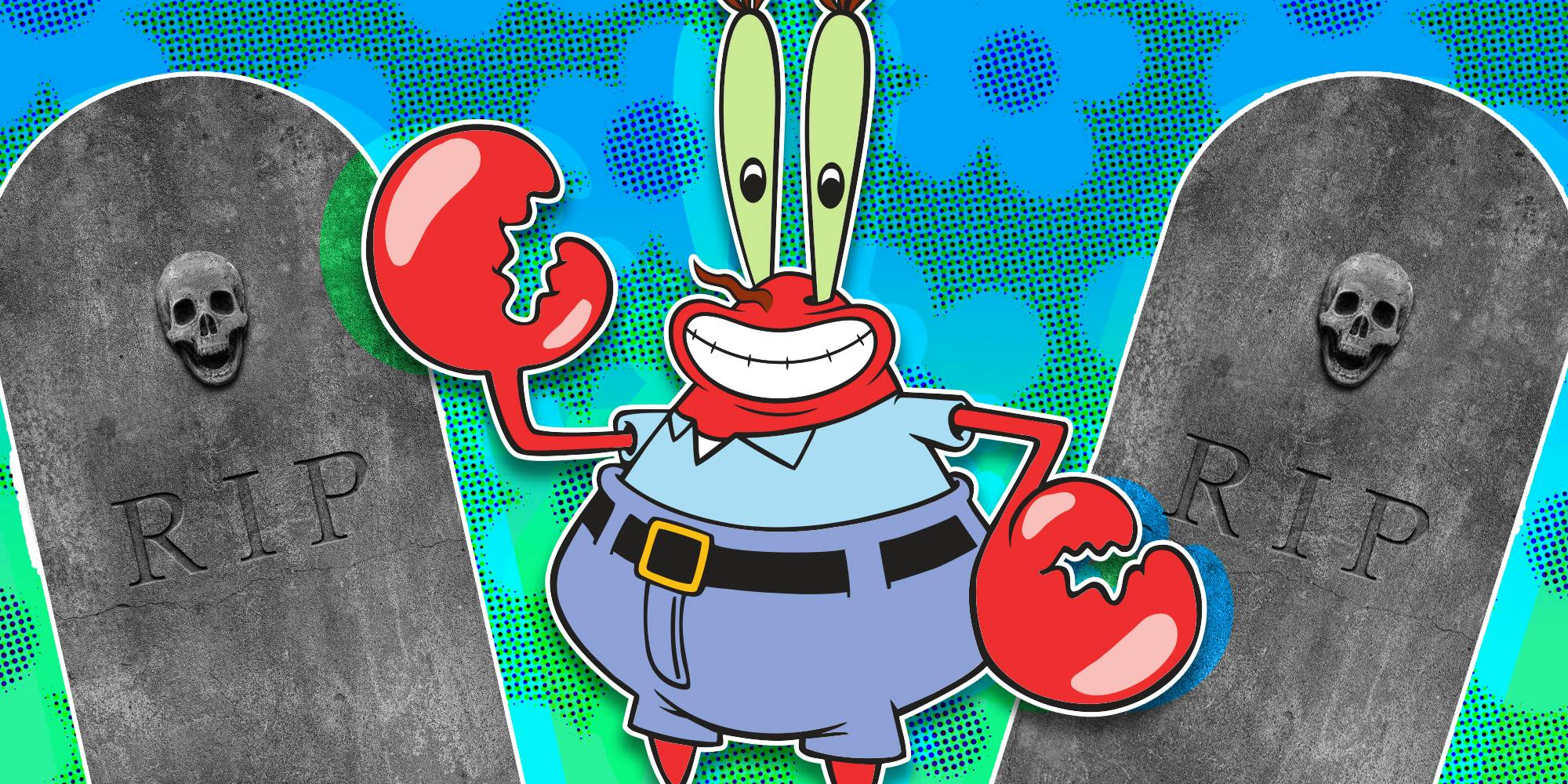 How did Mr. Krabs die?