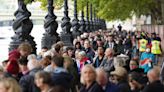 A right royal queue: Thousands brave long wait for Queen’s lying in state