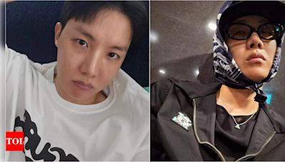 BTS’ J-Hope kicks off October with his first Instagram dump of fun selfies and candid moments | - Times of India