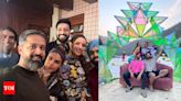 Neha Dhupia shares BTS moments with Vicky Kaushal, Triptii Dimri, and Ammy Virk from the sets of 'Bad Newz' | Hindi Movie News - Times of India