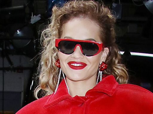 Rita Ora reps head-to-toe red trend in four different ’fits in 24 hours