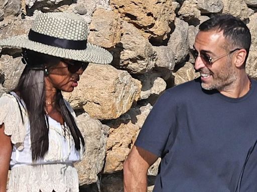 Naomi Campbell cosies up to Mohammed Al Turki in Ibiza