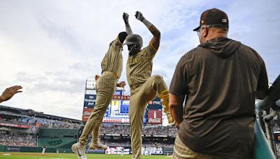 Profar, Higashioka homer as Padres collect season-high 20 hits, rout Nats 12-3