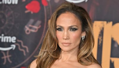 Jennifer Lopez Exudes Elegance in Silver Sheer Look With Ample Cutouts at the 2024 Met Gala