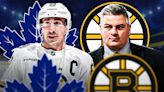 Leafs' Sheldon Keefe fires accusations at Brad Marchand's antics -- 'It's an art'