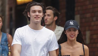 Olivia Rodrigo and Louis Partridge pack on the PDA in New York City