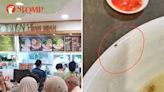 Diner disgusted to find insect after almost finishing his ban mian soup from hospital foodcourt stall
