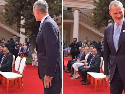 El gesto del Rey de España a Javier Milei durante la asunción de Nayib Bukele