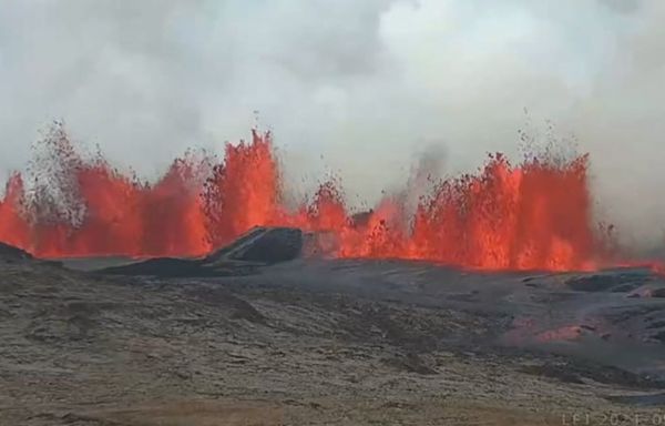 Watch live: Iceland volcano erupts for fifth time in five months as state of emergency declared