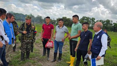 Cuatro personas que estaban secuestradas por el EMC en Arauca fueron liberadas