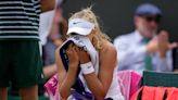 Russian teen Mirra Andreeva shows her inexperience at Wimbledon as Madison Keys advances