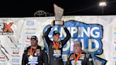 Packed Five Flags house watches Helio Castroneves capture SRX 75 against stout field