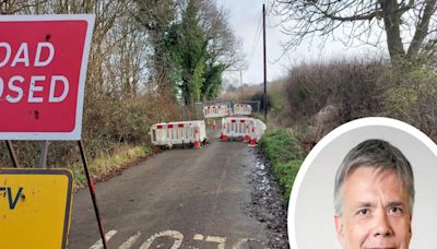 Work to repair road which collapsed eight months ago to cost 'six figures'