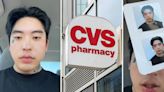 'Looks like a Guantanamo Bay inmate': CVS customer warns of face tattoos after getting passport photo taken