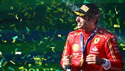 Carlos Sainz wins Australian Grand Prix as Max Verstappen retires from race