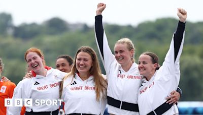 Olympics rowing: Hannah Scott wins quadruple sculls gold with Team GB