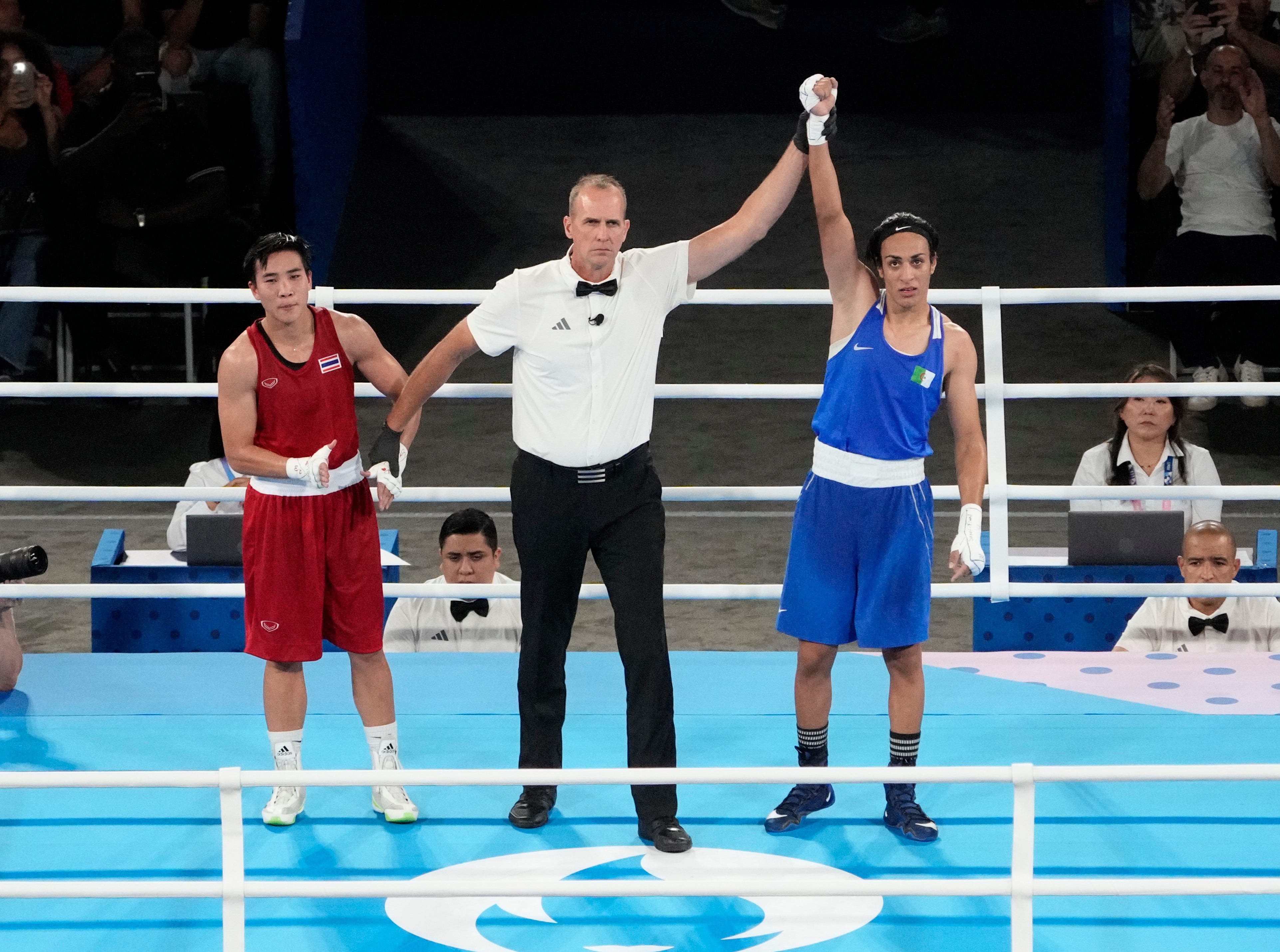 Olympic boxer Imane Khelif beat her opponent. Then she got ‘transvestigated.’