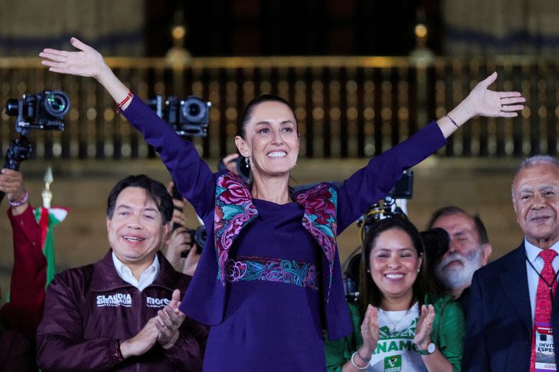 Claudia Sheinbaum claims sweeping mandate to become Mexico's first female president