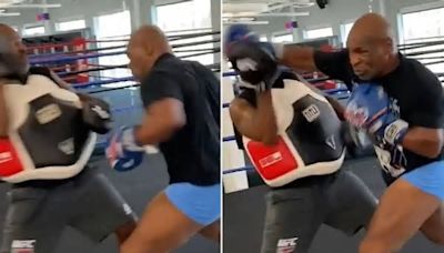 Cómo es el impactante entrenamiento de boxeo de Mike Tyson a los 57 años antes de pelear vs. Jake Paul