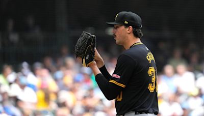 Paul Skenes pitches 7 no-hit innings as the Pirates blank the Brewers 1-0