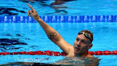 Dressel books 50m free Olympic title defense