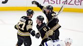 David Pastrnak scores in overtime to lift Bruins to Game 7 win over rival Maple Leafs