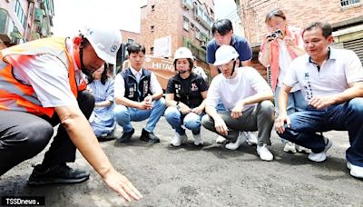 大慶大城社區道路刨鋪修復 估今晨完工