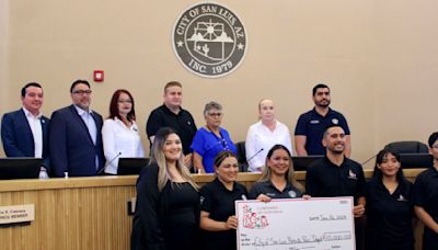 San Luis Parks and Recreation Department $10,000 donation from Campesinos