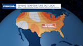 A warmer-than-normal spring could be ahead, according to NOAA's Spring Outlook influenced by climate change