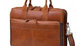 Leather briefcase 18 Inch Laptop Messenger Bags for Men and Women Best Office School College briefcase Satchel Bag, Now 45.72% Off