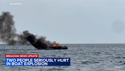 Boat explodes in Lake Michigan near Waukegan, seriously injuring 2: Lake County Sheriff's Office