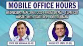 Gaetz, Rudman to host mobile office hours on Wednesday