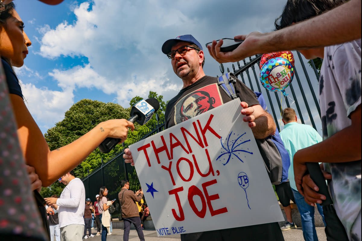 John Legend, Jamie Lee Curtis honor Joe Biden after he suspends re-election campaign