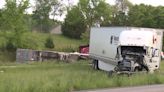 Semi-trailer truck accident on I-39 stalls traffic