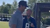 Aaron Rodgers reassures crying Jets fan who 'just wants a Super Bowl'
