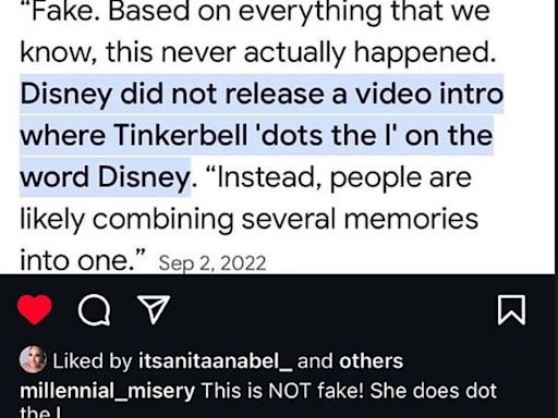 Did Tinkerbell dot the I? Woman accuses Disney of 'gaslighting' her