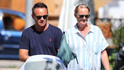 Ant McPartlin and Anne-Marie soak up sun with baby Wilder in Portugal