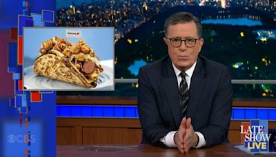 Stephen Colbert roasts Kansas City Royals for new ‘Taste of The K’ taco offering