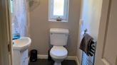 Woman shows off her epic £40 bathroom makeover, including old bits from bunk bed