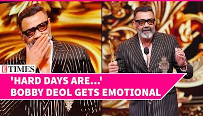 Bobby Deol Gets Emotional On Winning IIFA Award, Talks About 'Hard Phase' Of Life