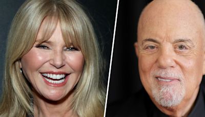 Christie Brinkley, who inspired ‘Uptown Girl,’ dances along to the hit at Billy Joel’s concert