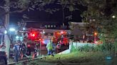 Fire rips through large apartment building, dozens displaced