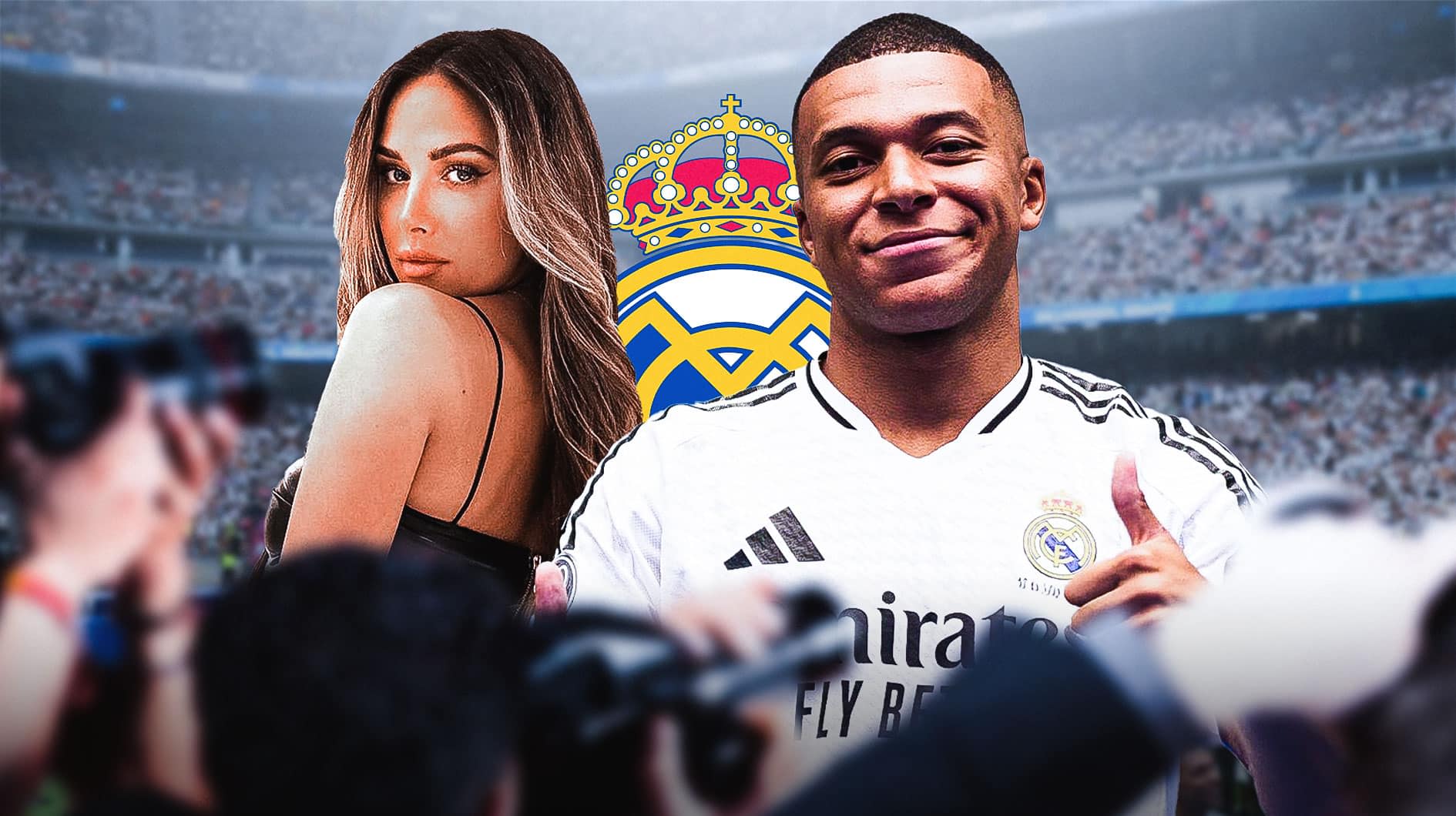 Kylian Mbappe gets linked up with model amid Real Madrid transfer