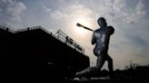 Slugger Hank Aaron and his statues