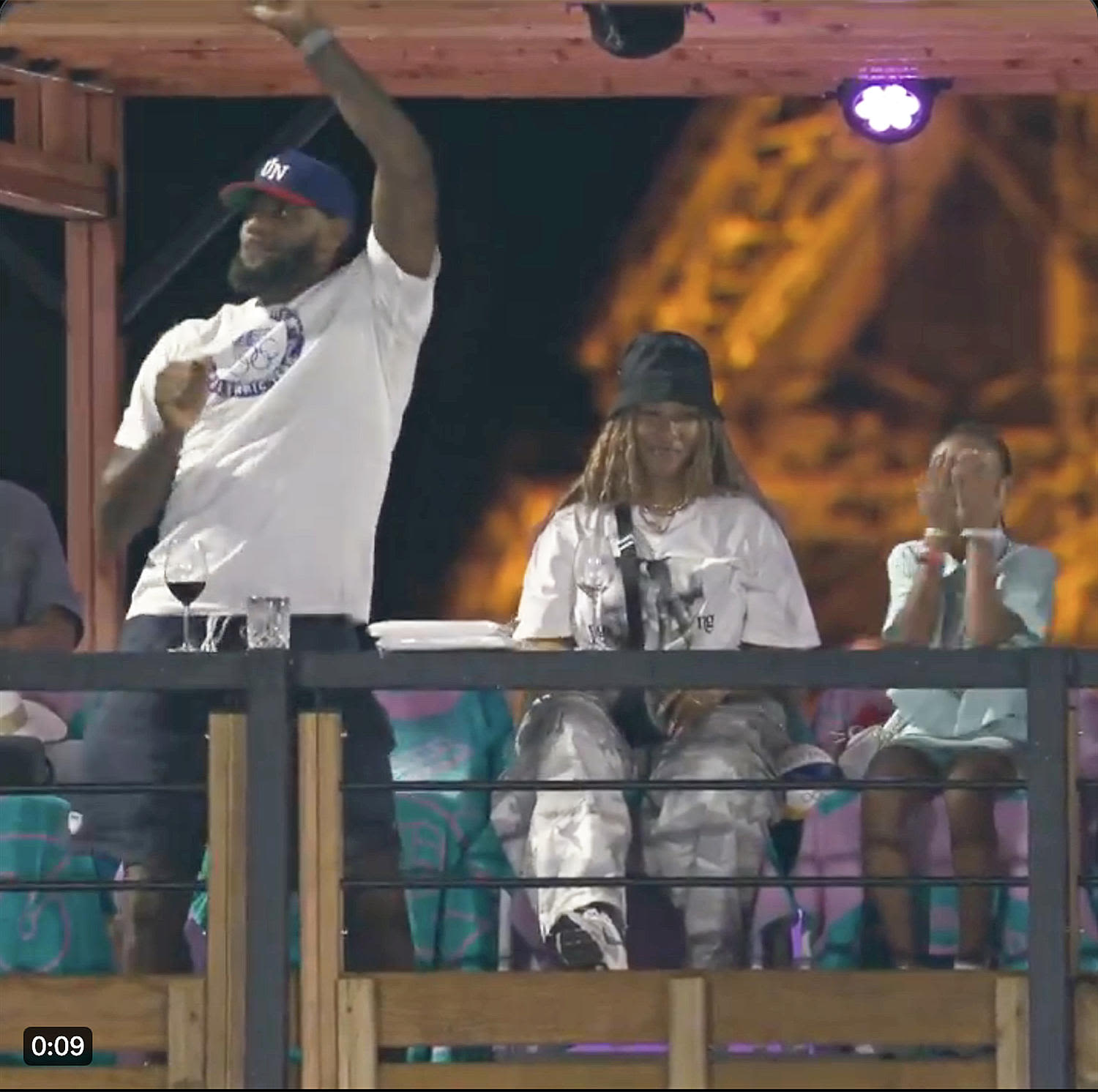 LeBron James mortifies his daughter with 'dad energy’ dancing at the Olympics