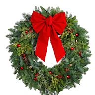 Circular or linear arrangements of festive foliage and decorations. Used to adorn doors, walls, and mantels during the holiday season. Add a touch of seasonal beauty and warmth to indoor and outdoor spaces.