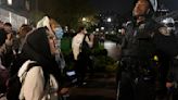 Biden keeps quiet as Gaza protesters and police clash on college campuses