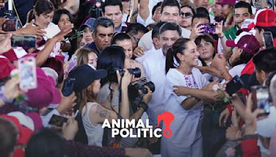 Sheinbaum enfrenta protestas de su partido en Los Cabos y lapsus durante su discurso, menciona que AMLO llegó “por ambición”