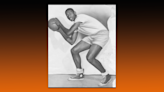 What is the connection between West Virginia and the first Black athlete to play in the NBA?